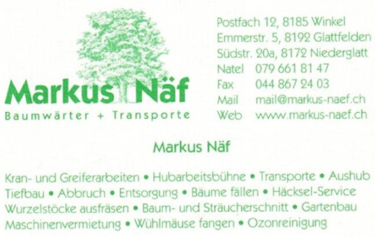 Markus Näf Baumwärter und Transporte (1)
