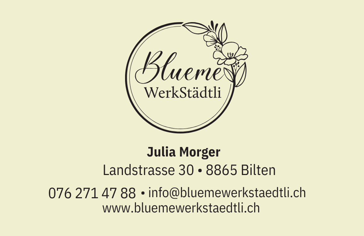 Blueme WerkStädtli GmbH
