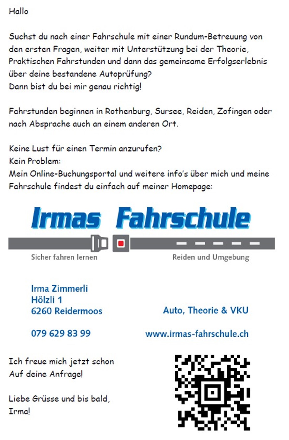 Irmas Fahrschule