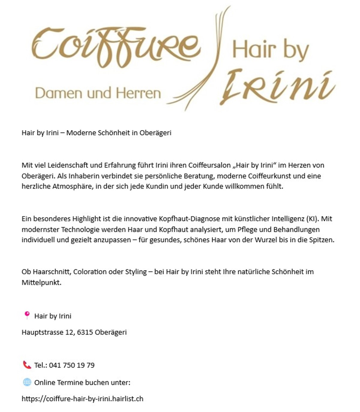 Hair by Irini, Inh. BODINI