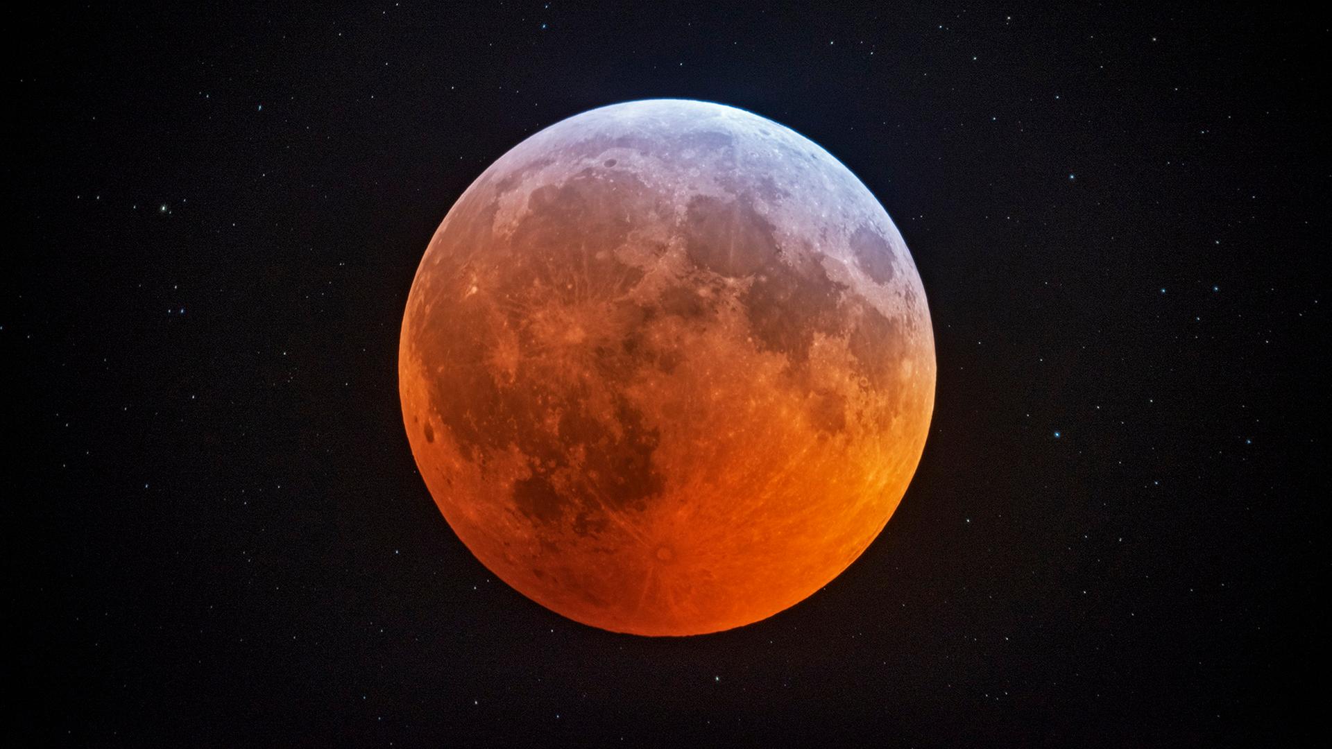 Mond vor Heiligabend